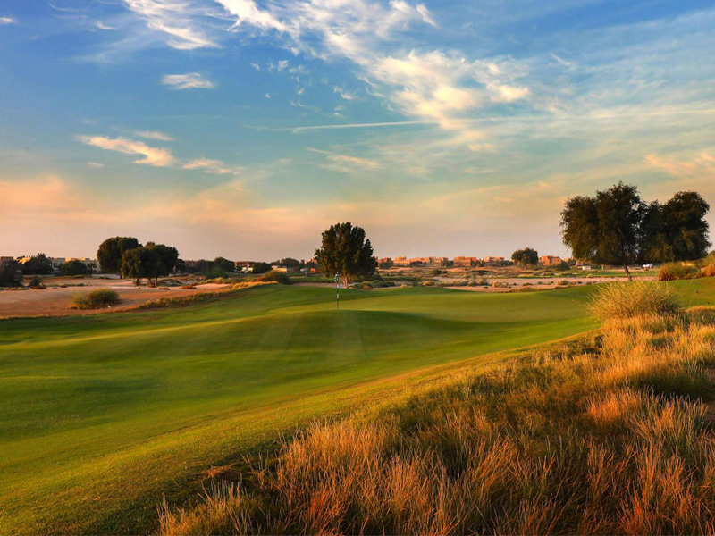 Arabian Ranches golf course constructed by Desert Group