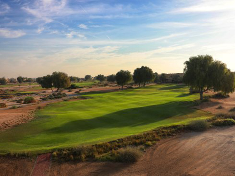 Arabian Ranches golf course constructed by Desert Group