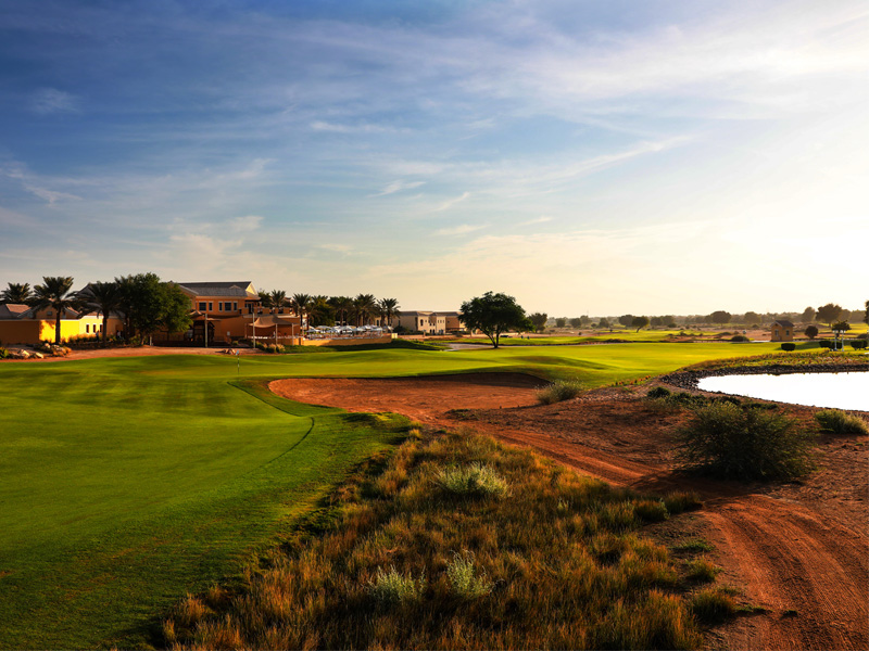 Arabian Ranches golf course constructed by Desert Group