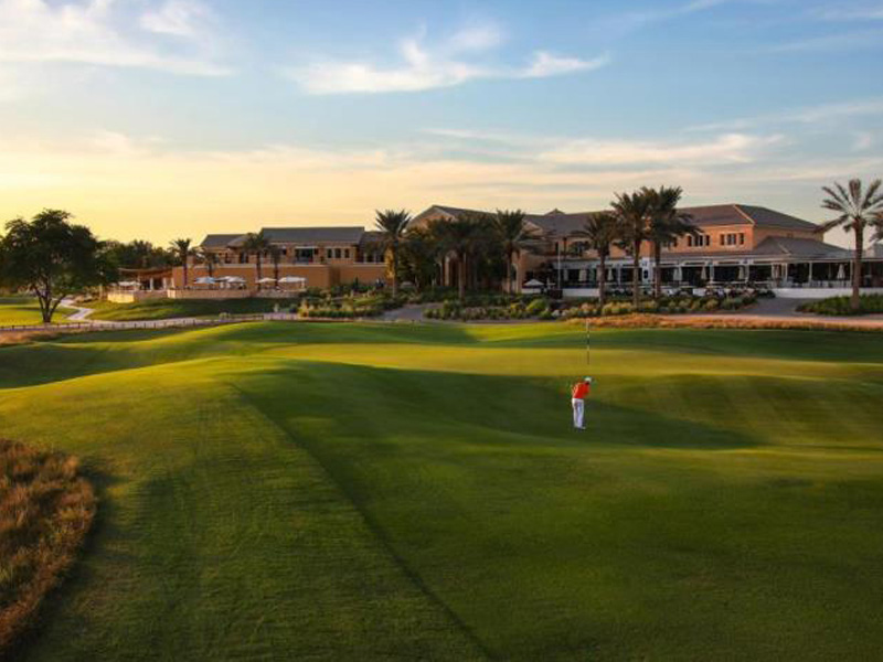 Arabian Ranches golf course constructed by Desert Group