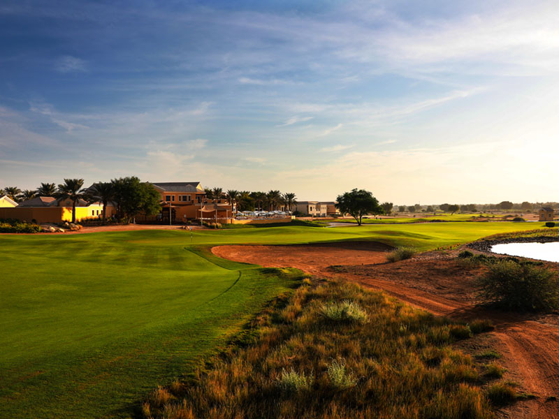 Arabian Ranches golf course constructed by Desert Group