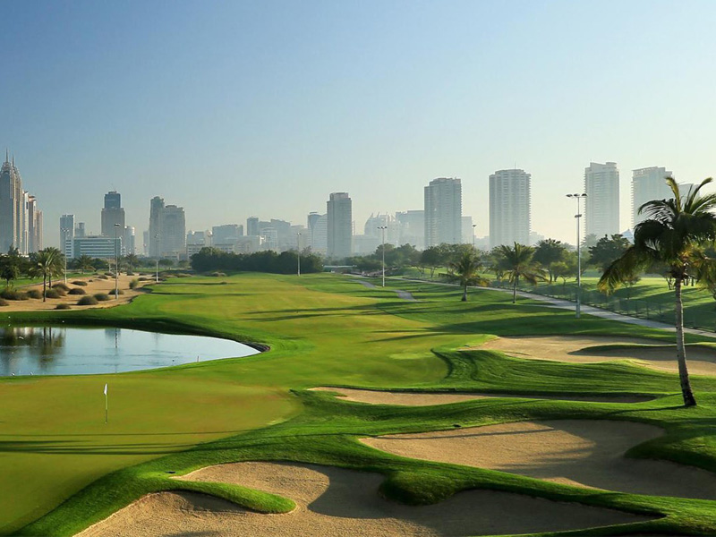Emirates golf club constructed by Desert Group