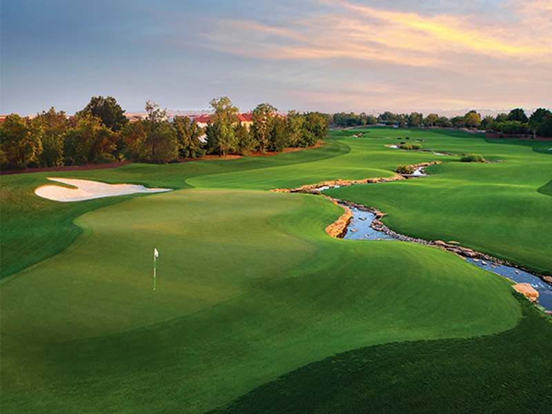 Jumeirah Golf Estate Earth Hole Constructed by Desert Group